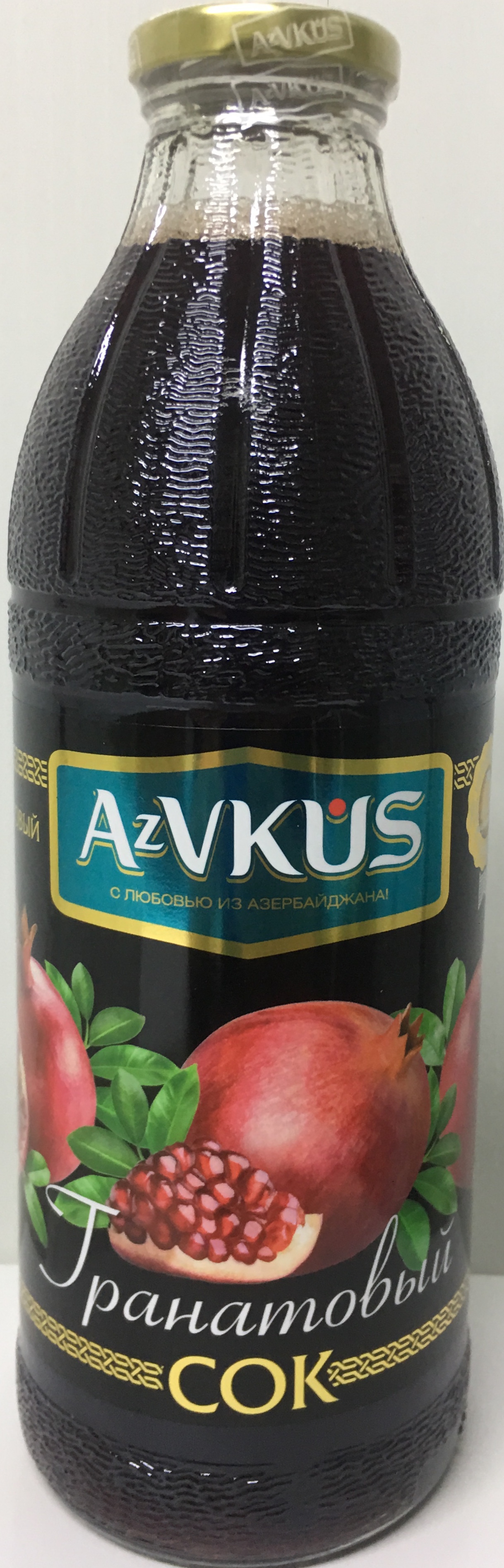 фото AZVKUS гранатовый сок Premium 1л