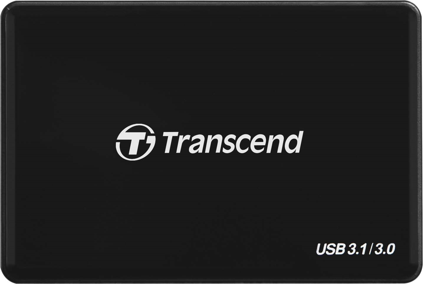 Картридер Transcend RDC8K, USB 3.1 Type-C, для карт памяти SD/microSD/CF/MSXC с поддержкой UHS-I, цвет: черный
