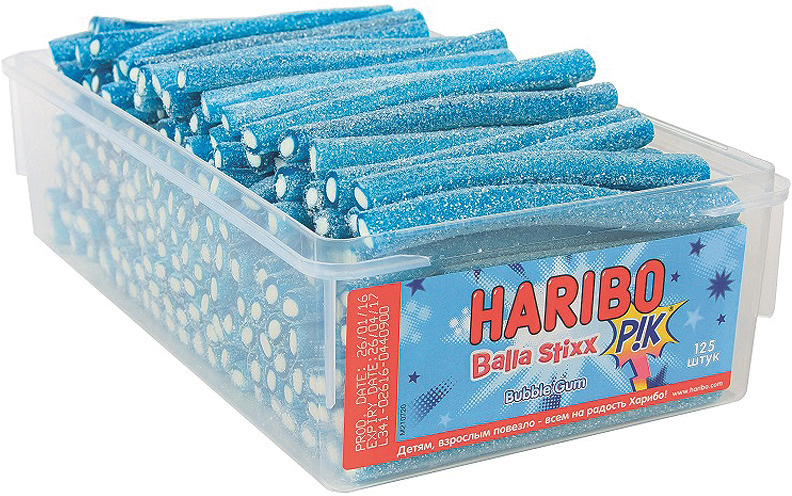 HariboBallaStixxBubbleGumжевательныеконфеты,1,112кг