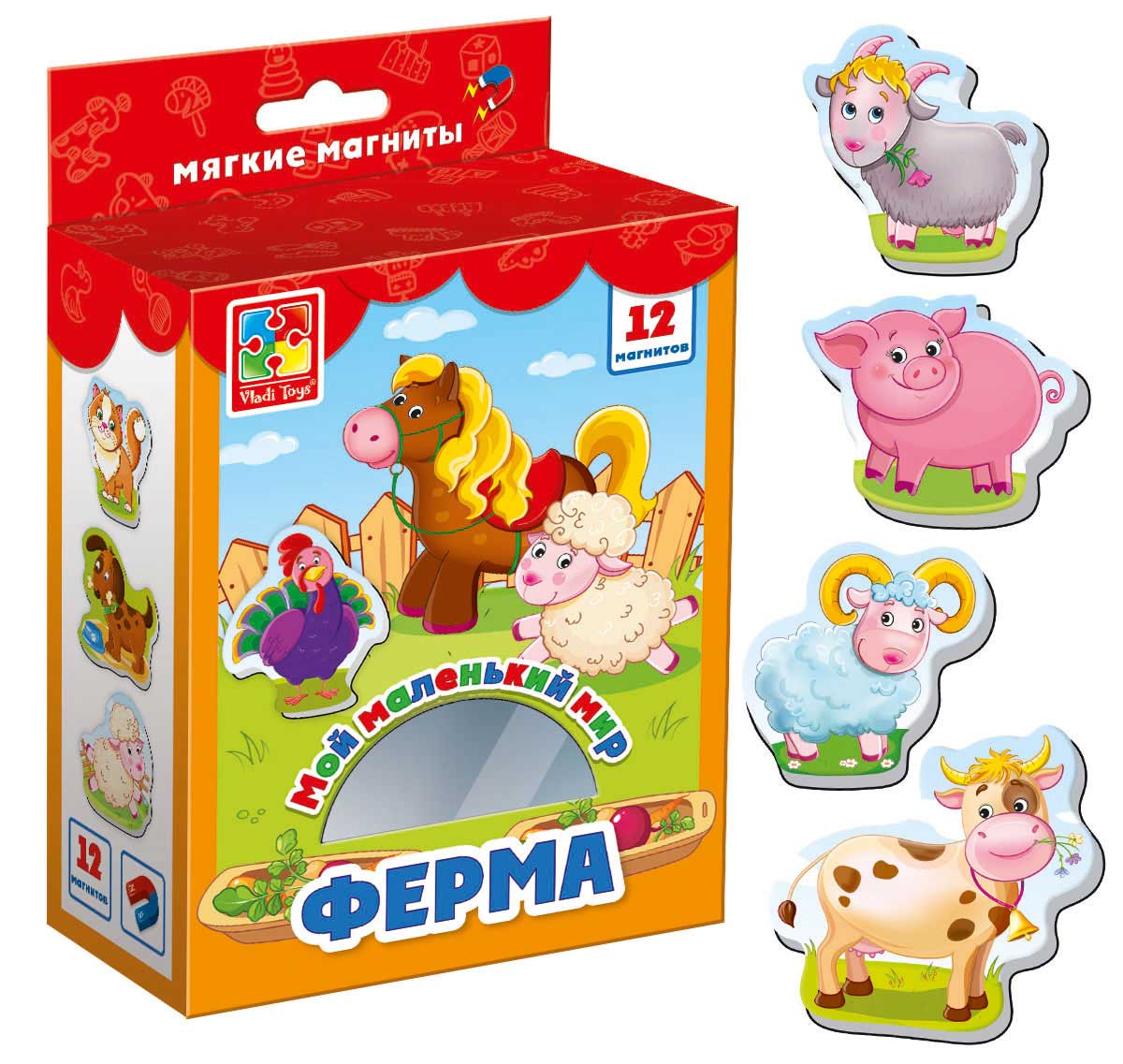 фото Обучающая игра Vladi Toys "Мой маленький мир. Ферма"