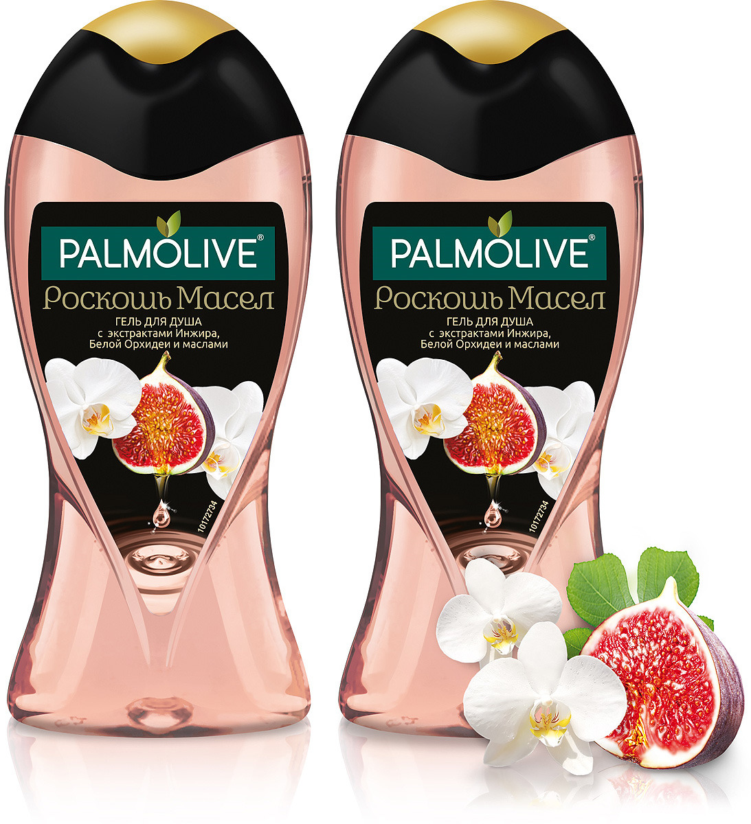 фото Гель для душа Palmolive "Роскошь масел", с экстрактами инжира, белой орхидеи и маслами, 250 мл, 2 шт