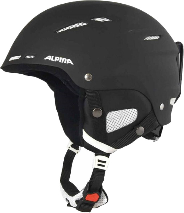 Шлем горнолыжный зимний Alpina Biom, цвет: черный. Размер 54-58 см