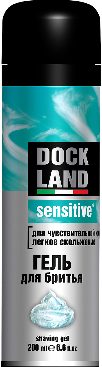 Гель для бритья Dockland Sensitive, 200 мл