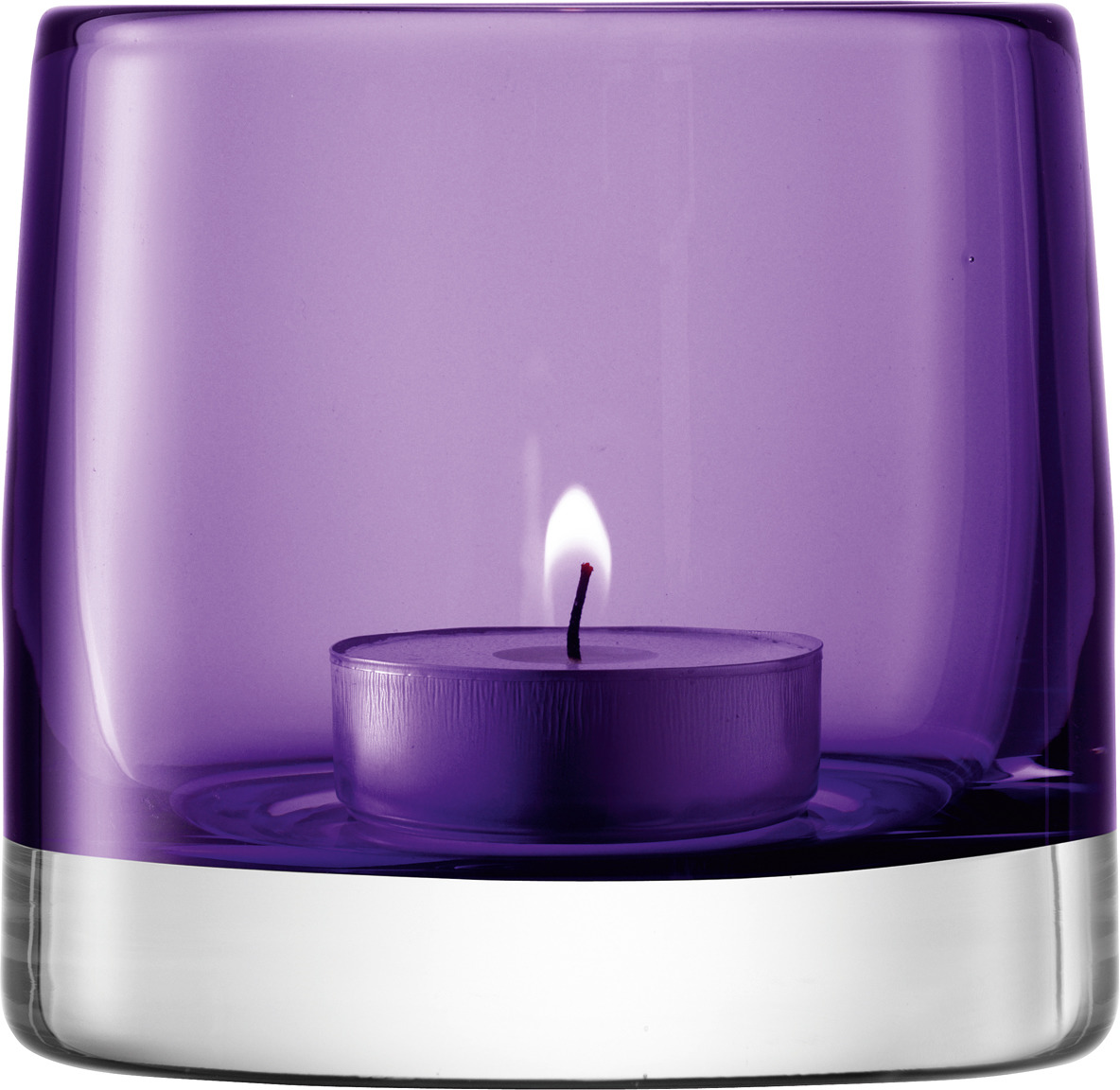 фото Подсвечник Lsa International Light, цвет: фиолетовый, высота 8,5 см