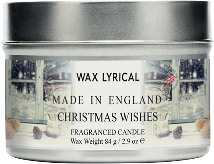 фото Свеча ароматическая Wax Lyrical "Новогодние пожелания", в алюминиевой банке, 16 часов горения