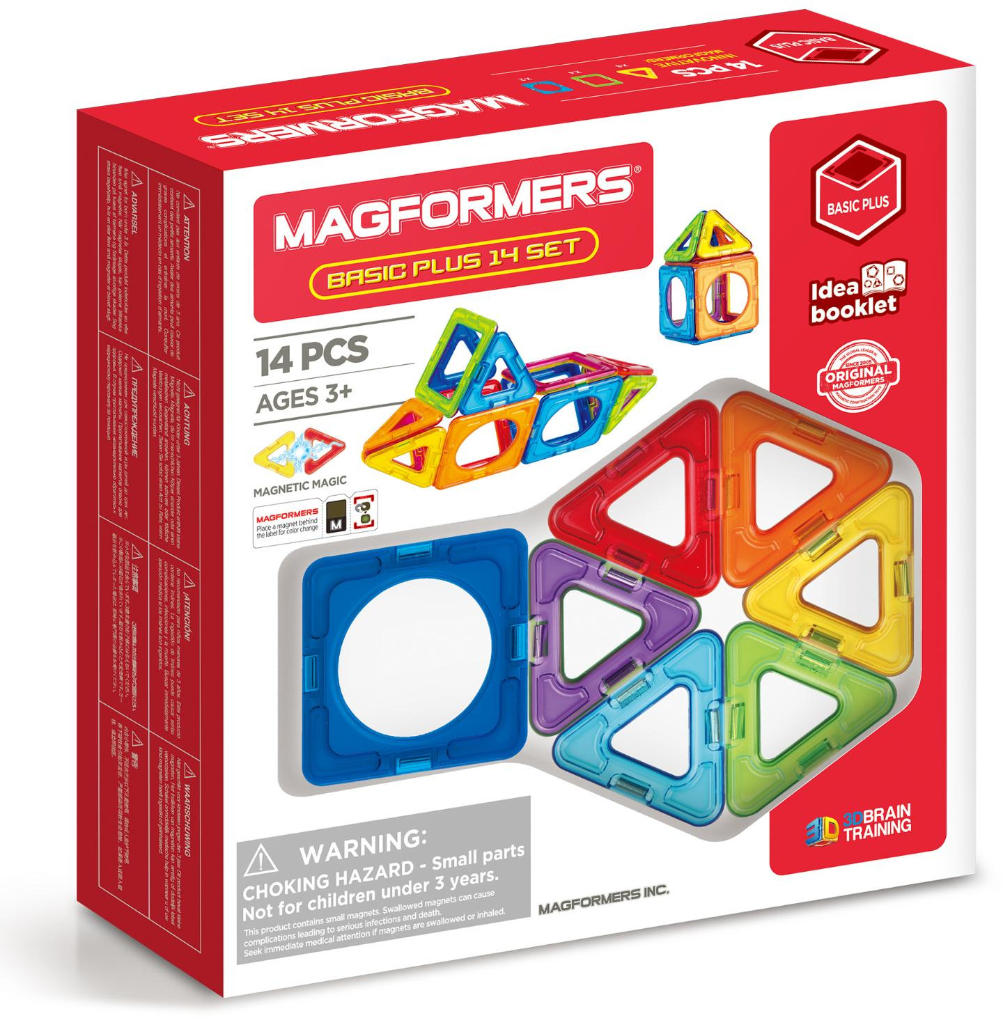 Магнитный конструктор Magformers Basic Plus 14 Set