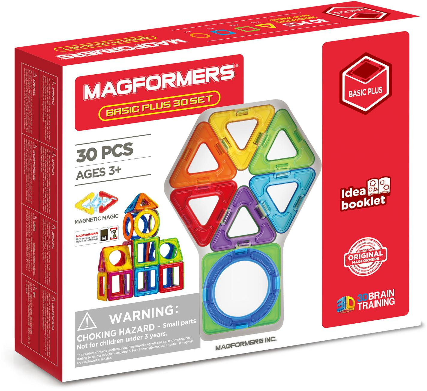 Магнитный конструктор Magformers Basic Plus 30 Set