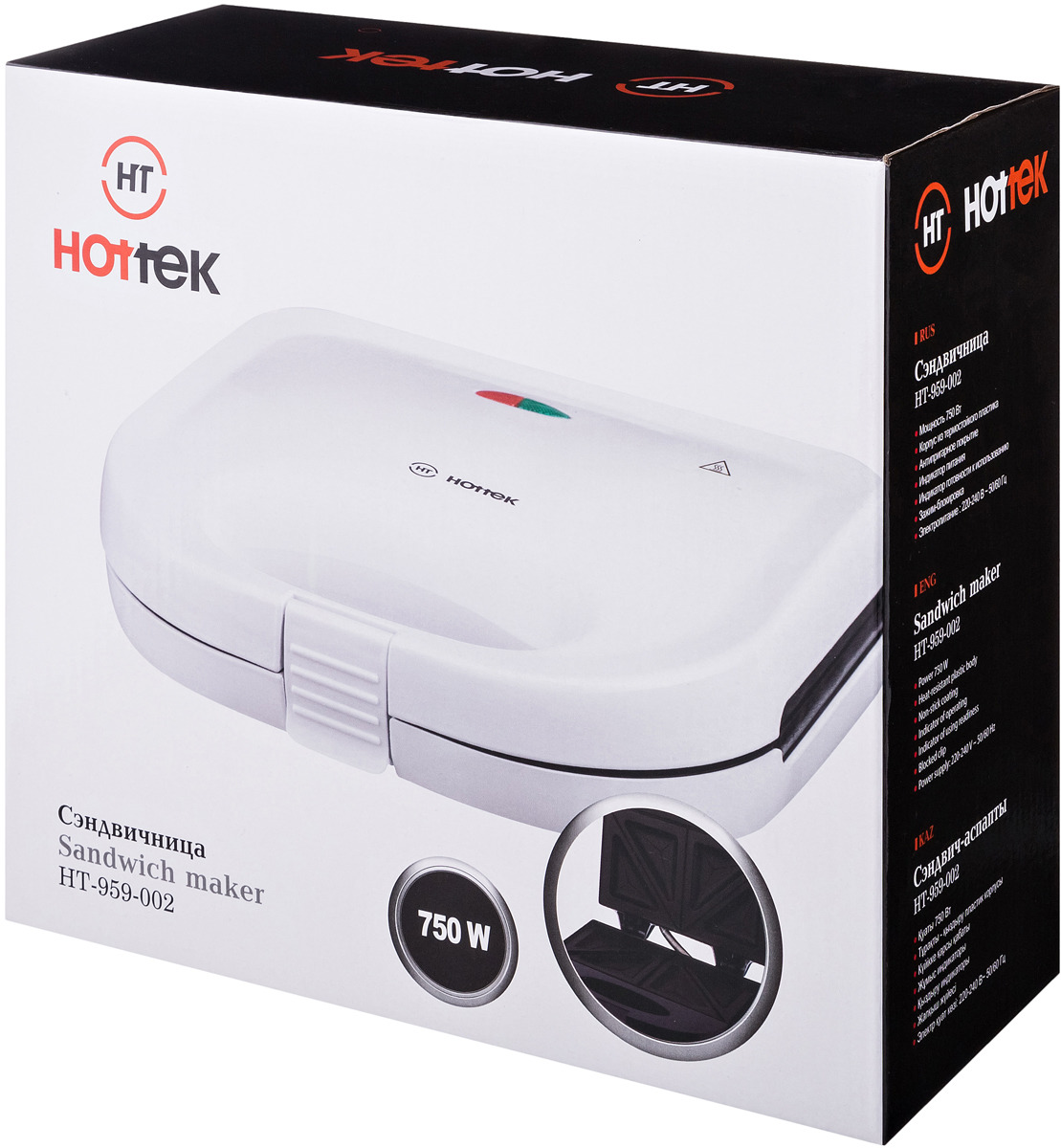 фото Сэндвичница Hottek HT-959-002, White