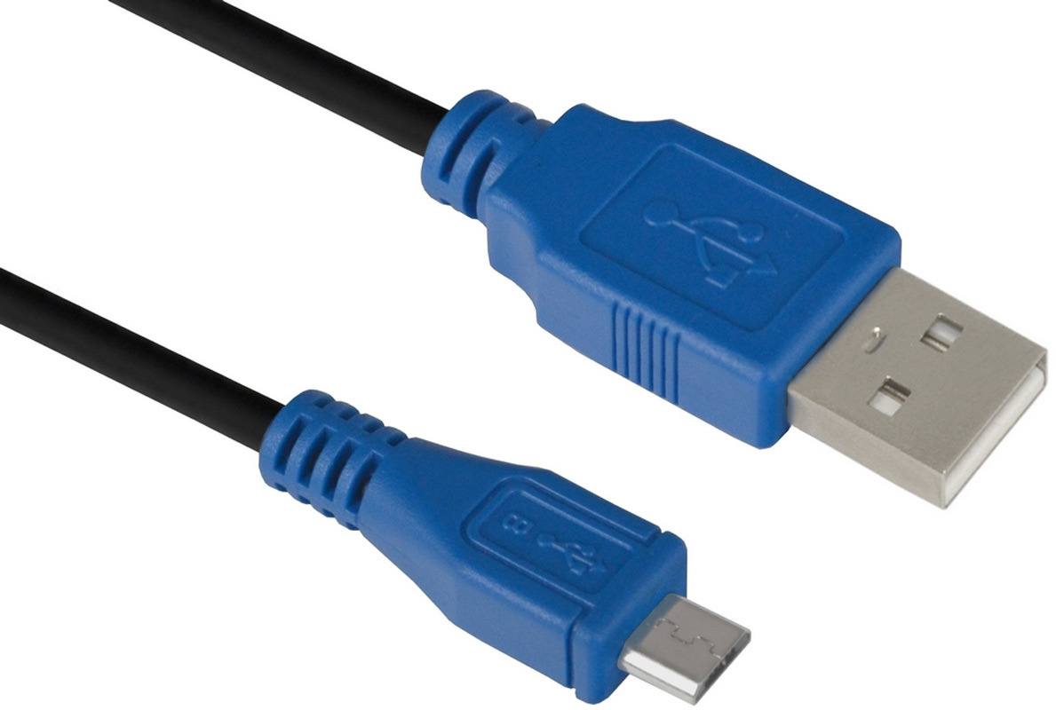 фото Кабель Greenconnect GCR-UA5MCB1-BB2S-2.0m, Black USB - micro USB (2 м)