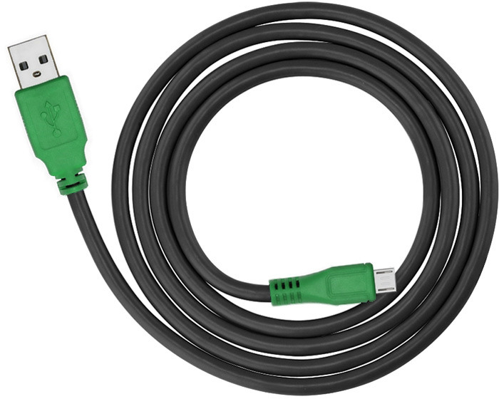 фото Кабель Greenconnect GCR-UA1MCB1-BB2S-0.5m, Black USB - micro USB (0,5 м)