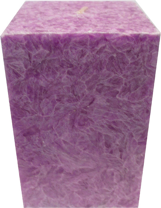 фото Свеча ароматизированная Chameleon "Куб", черная смородина, цвет: сиреневый, 7,5 x 11 x 7,5 см