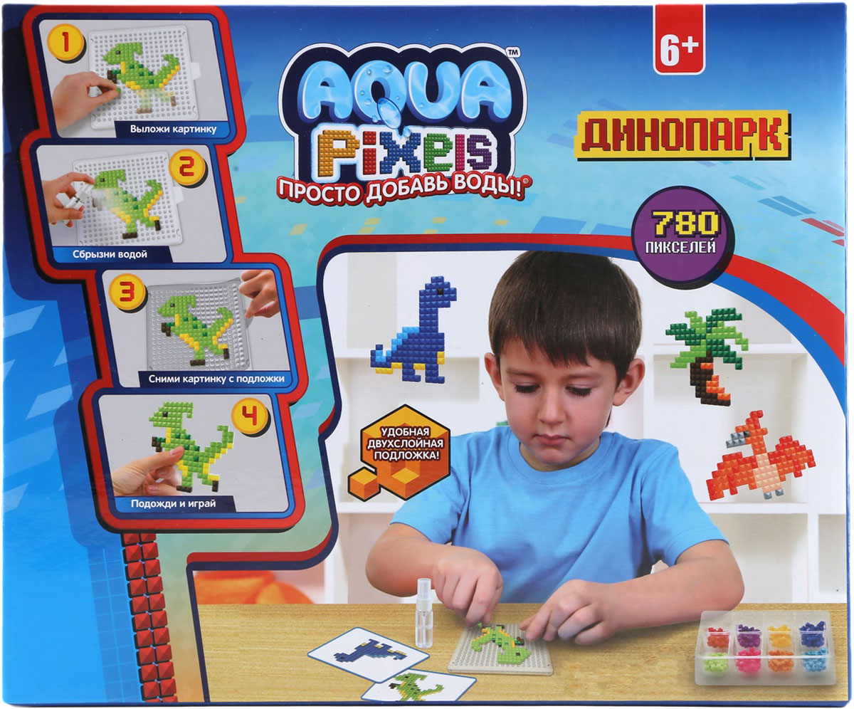 фото Мозаика 1TOY Aqua Pixels "Динопарк"