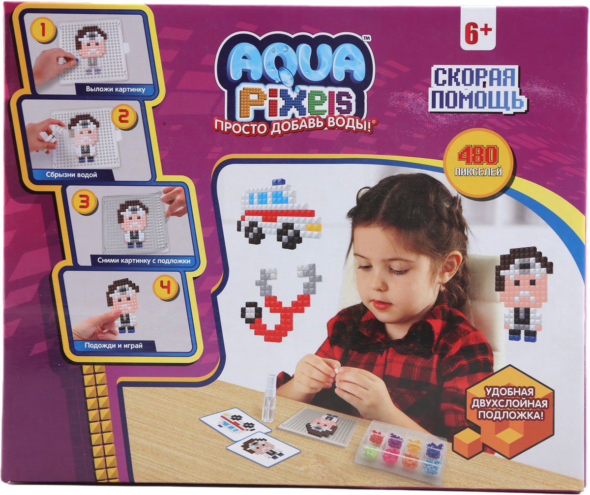 фото Мозаика 1TOY Aqua Pixels "Скорая помощь"