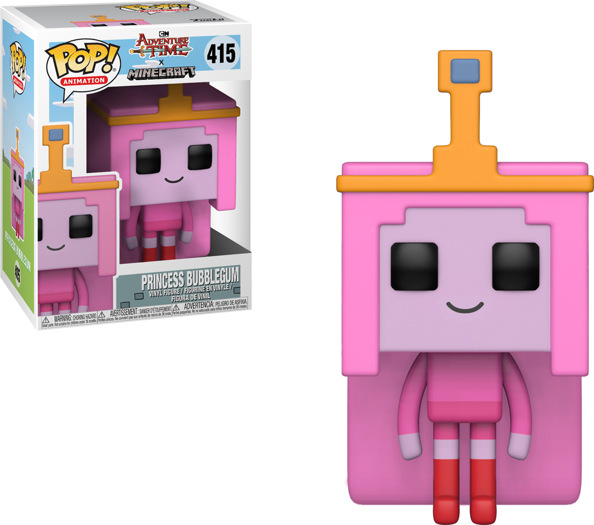 фото Фигурка Funko POP! Vinyl: Adventure Time/Minecraft S1: Princess Bubblegum 32253