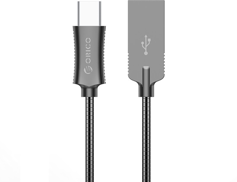 фото Кабель Orico HTS-10, Black USB 2.0 - USB Type-C (1 м)