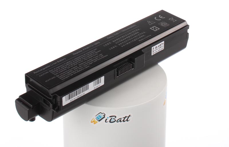 Аккумуляторная батарея iBatt iB-A497H 7800 мАч. Совместима с Toshiba PA3817U-1BRS, PA3816U-1BRS, PABAS228, PA3819U-1BRS, PABAS230, PABAS227, PABAS229, PA3819U-1BAS, PA3817U-1BAS, PA3818U-1BRS, PA3818U-1BAS Аккумуляторная батарея iBatt iB-A497H 7800 мАч. Совместима с Toshiba PA3817U-1BRS, PA3816U-1BRS, PABAS228, PA3819U-1BRS, PABAS230, PABAS227, PABAS229, PA3819U-1BAS, PA3817U-1BAS, PA3818U-1BRS, PA3818U-1BAS