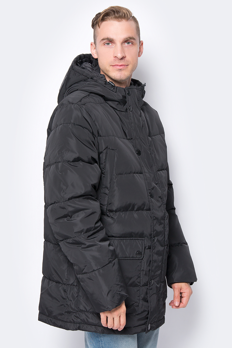 Куртка мужская Sela, цвет: черный. Ced-226/432-8432. Размер XXL (54)