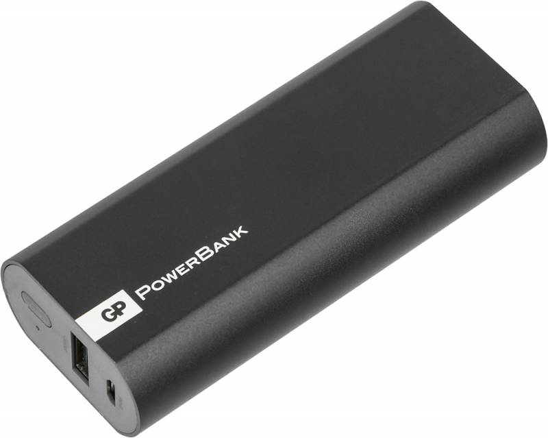 Мобильный аккумулятор GP Portable PowerBank FN05M Li-Ion 5200mAh 2.1A черный 1xUSB