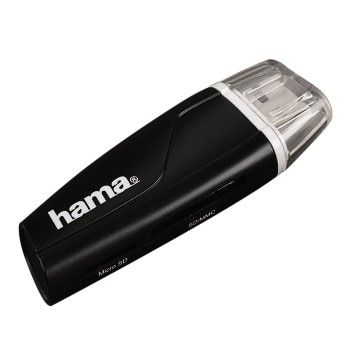 Устройство чтения карт памяти Hama USB2.0, 00054115, черный