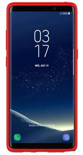 Чехол клип-кейс Samsung для Samsung Galaxy Note 8 araree Airfit, 1003110, красный