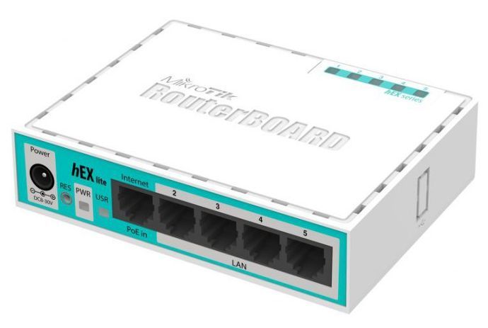 фото Маршрутизатор MikroTik RB750R2 10/100BASE-TX, 1080062, белый