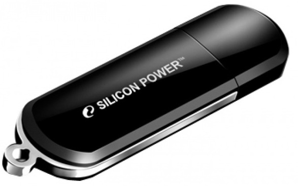 фото Флеш Диск Silicon Power 64Gb LuxMini 322 SP064GBUF2322V1K USB2.0 черный