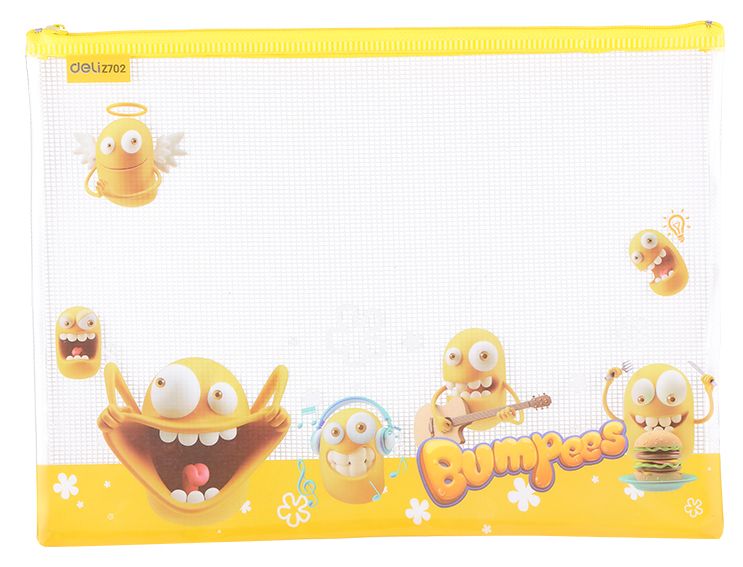 все цены на Папка на молнии Deli Bumpees, 1028927, A4 онлайн