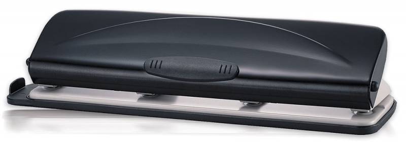 Дырокол Kw-Trio 9680 металл, пластик с линейкой, цвет черный Дырокол Kw-Trio 9680 металл, пластик с линейкой, цвет черный