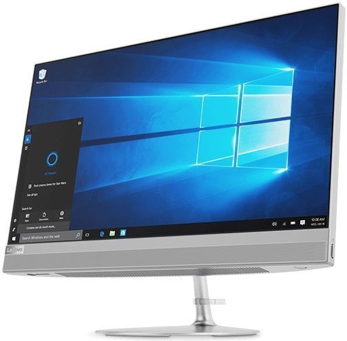 фото Моноблок Lenovo IdeaCentre 520-24IKU, F0D2008NRK, 23.8", серебристый