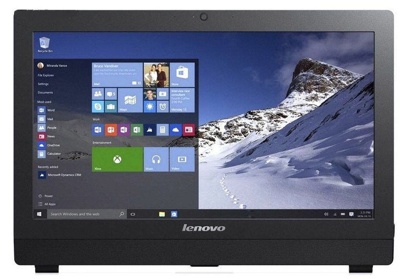 фото Моноблок Lenovo S200z, 10HA001BRU, 19.5", черный