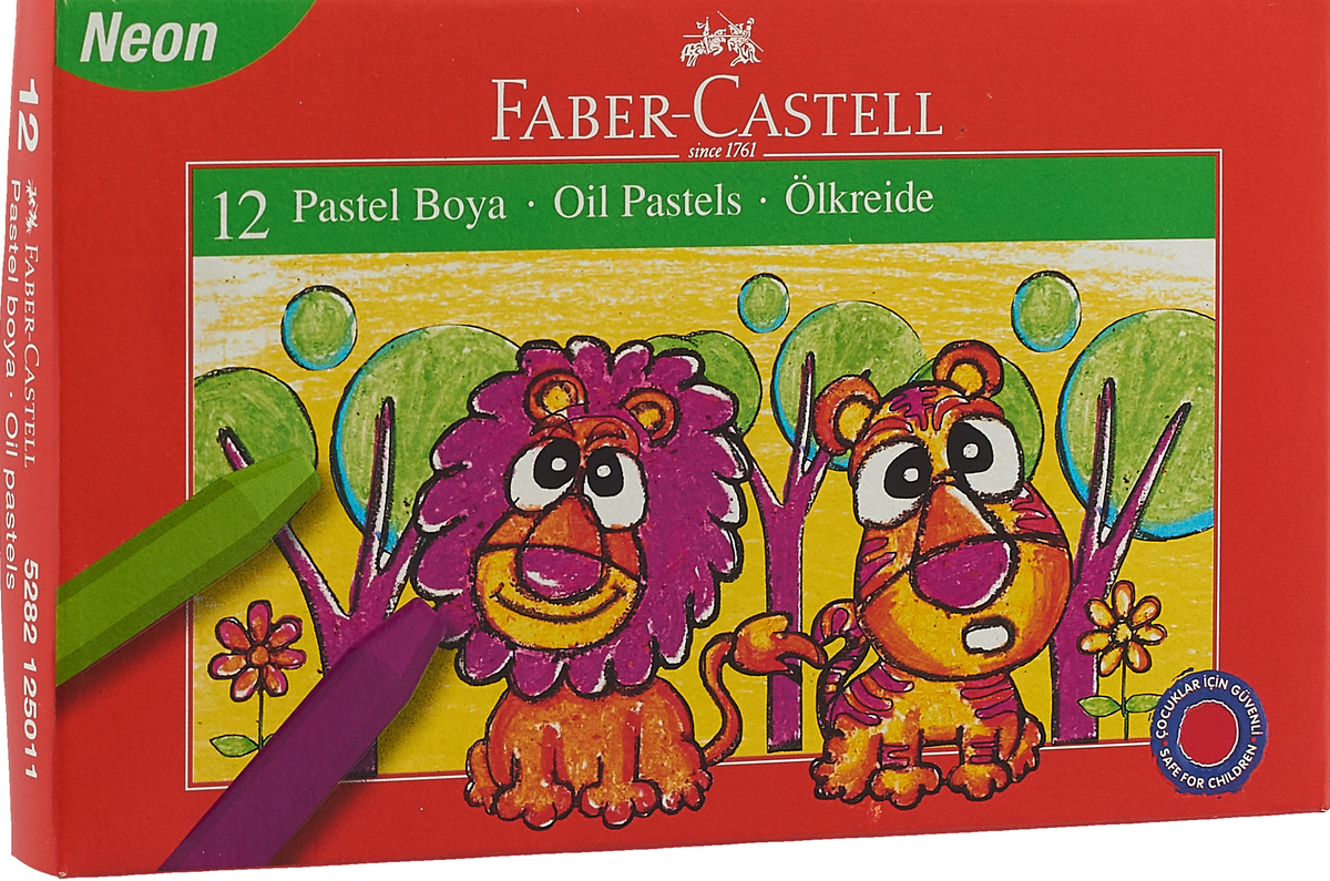 Faber-Castell Масляная пастель в карт коробке 12 шт неоновые цвета Faber-Castell Масляная пастель в карт коробке 12 шт неоновые цвета