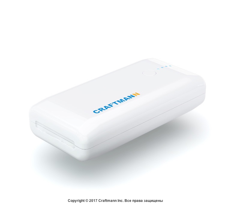 фото Универсальный внешний аккумулятор Craftmann Uni, C1.05.004, 5000 mAh