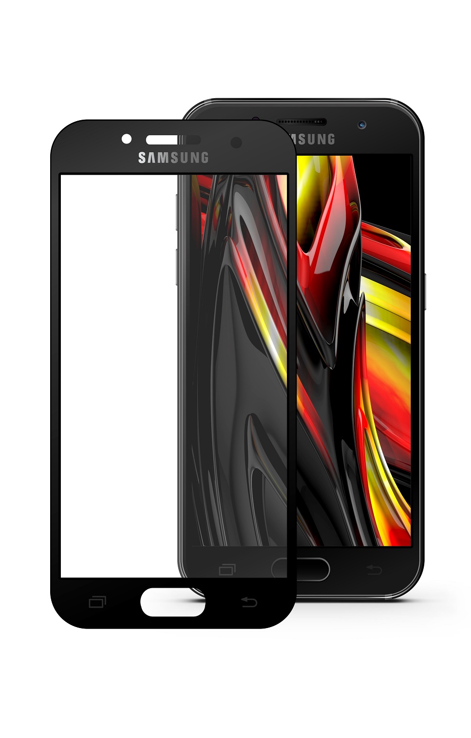 фото Защитное стекло Mobius для Samsung A7 2017 3D Full Cover (Black)