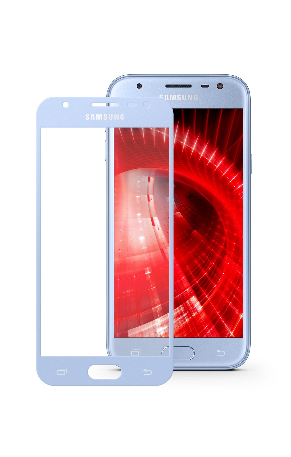 фото Защитное стекло Mobius для Samsung J3 2017 3D Full Cover (Blue)