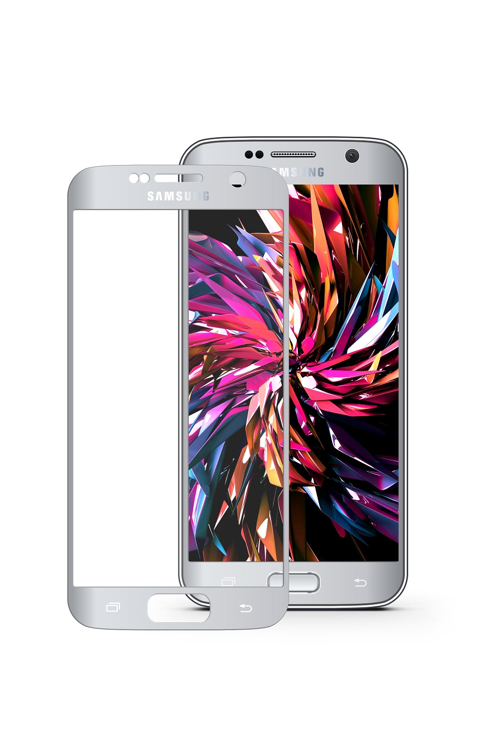 фото Защитное стекло Mobius для Samsung S7 3D Full Cover (Silver)