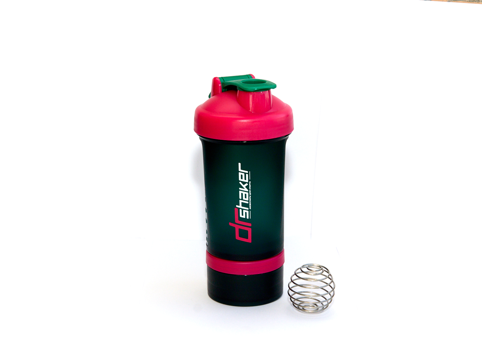 фото Шейкер спортивный DrShaker DS-02-L1C-450, розовый Dr. shaker