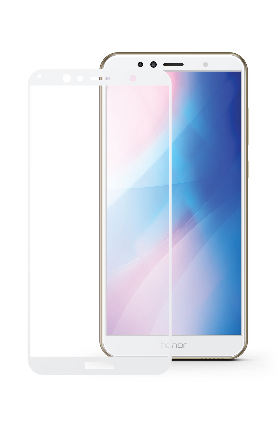 фото Защитное стекло Mobius Huawei Honor 7A Pro/Y6 2018, белый