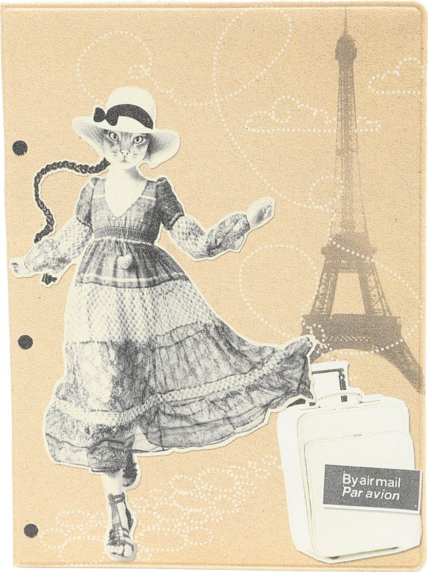 Обложка для паспорта Secret Smile, цвет: бежевый. 7947