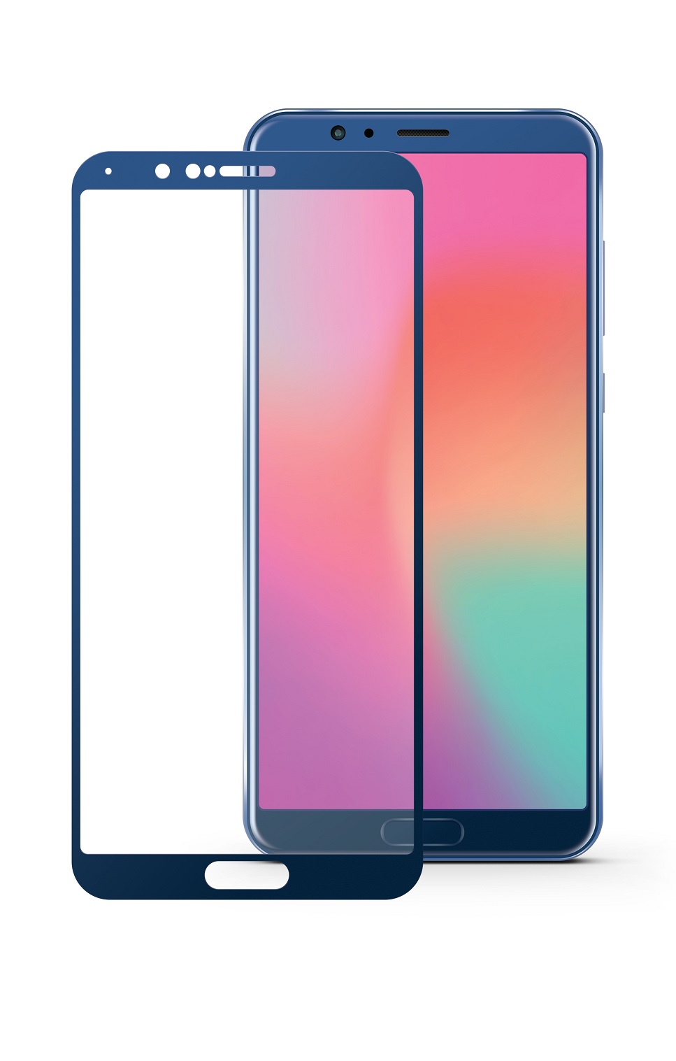 фото Защитное стекло Mobius для Huawei Honor View 10 3D Full Cover (Blue)