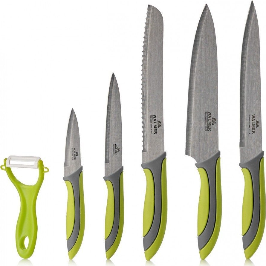 фото Набор кухонных ножей Walmer Vegan, 6 предметов
