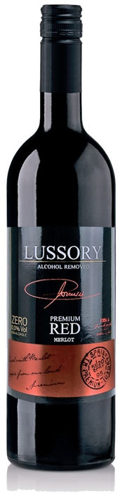 фото Вино безалкогольное красное полусухое Lussory Premium Merlot, 750 мл