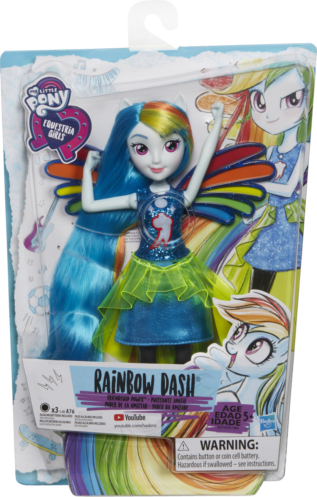 фото Кукла интерактивная My Little Pony Rainbon Dash. E19841EU4_E2744