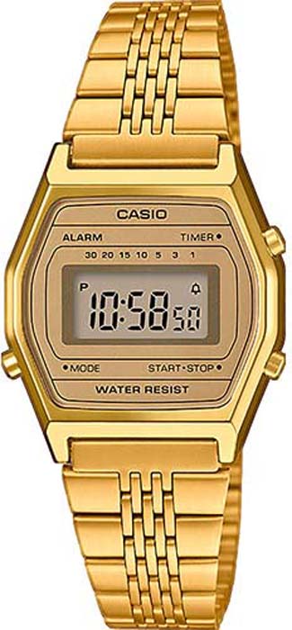 Часы наручные женские Casio Collection, цвет: золотой. LA690WEGA-9EF