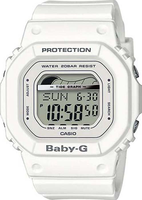 Часы наручные женские Casio Baby-G, цвет: белый. BLX-560-7E