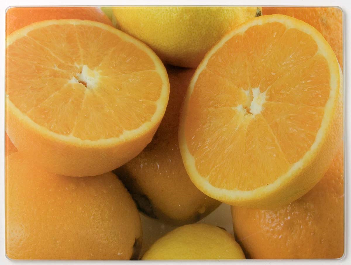 фото Доска разделочная Gotoff "Апельсины", 30 х 40 см