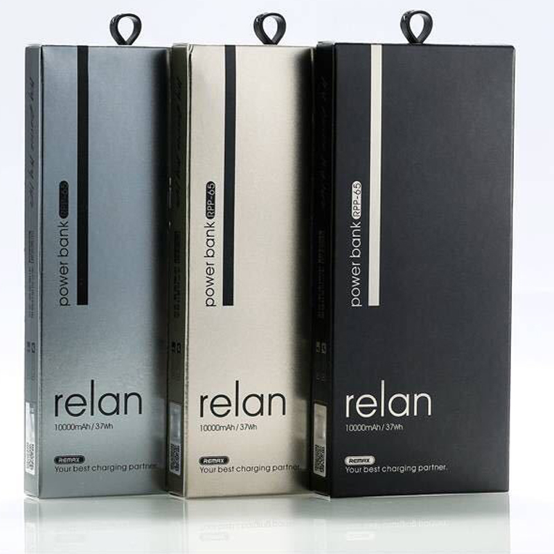 фото Power Bank 10000 mAh Remax Relan RPP-65 Gray