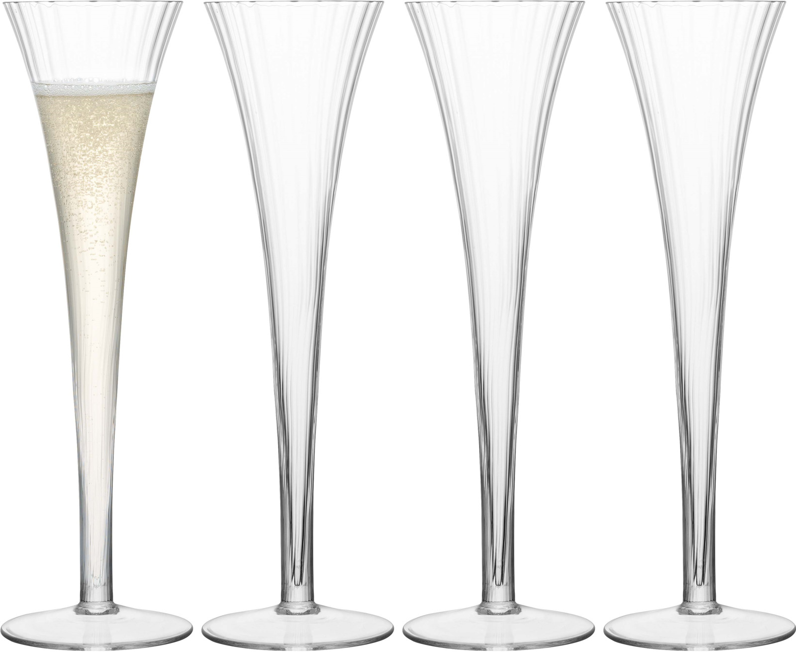 фото Набор бокалов-флейт для шампанского LSA Aurelia, 200 мл, 4 шт Lsa international