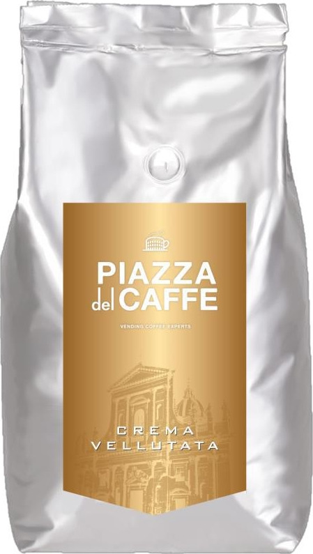 Кофе в зернах Piazza del CaffeE Crema Vellutata, 1 кг