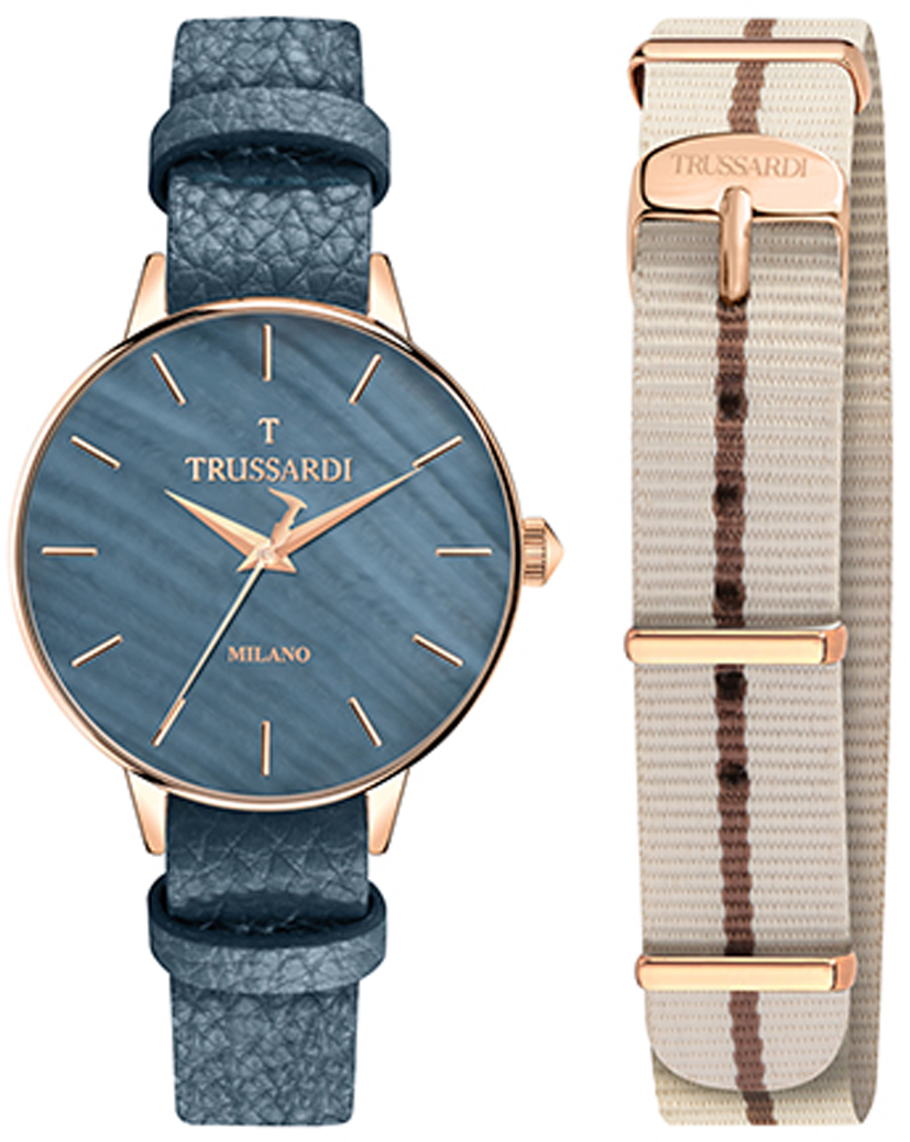 фото Часы наручные женские Trussardi T-Evolution, цвет: синий. R2451120506