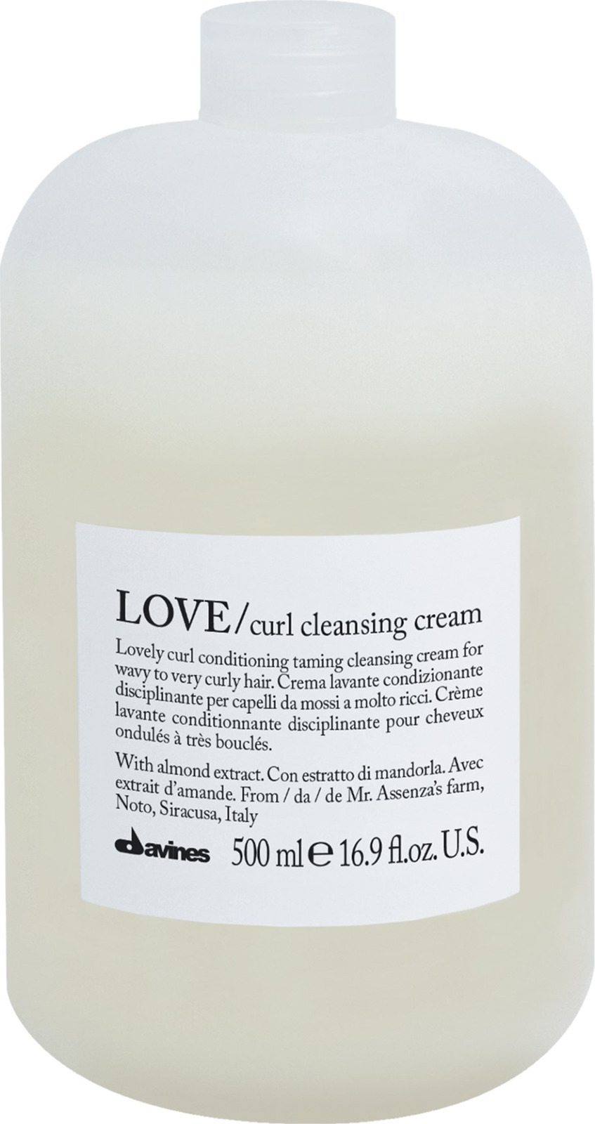 фото Очищающая пенка для усиления завитка Davines Love Curl Cleansing Cream, 500 мл